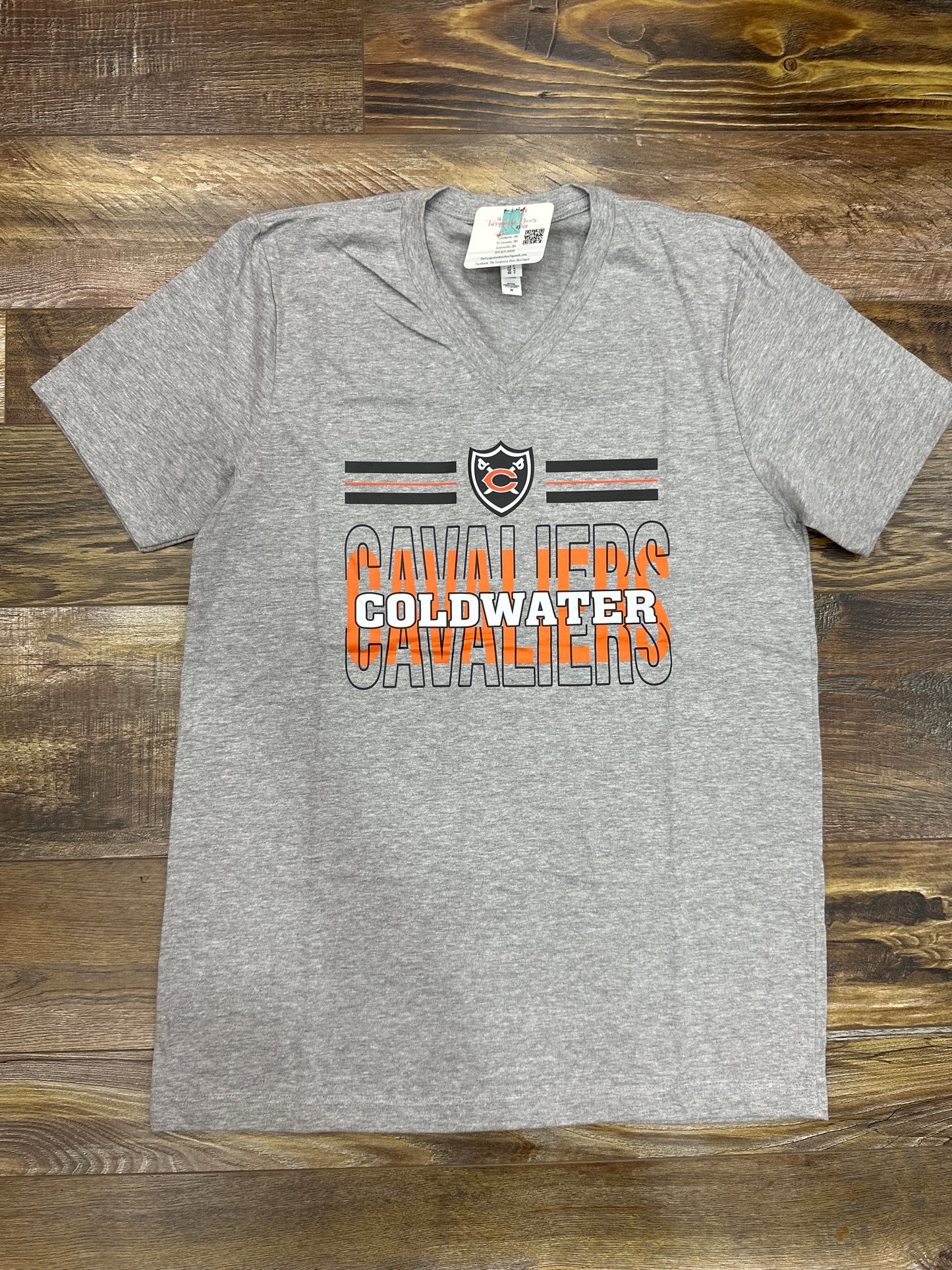 COLDWATER SPLIT ATHLETIC GRAY GRAPHIC