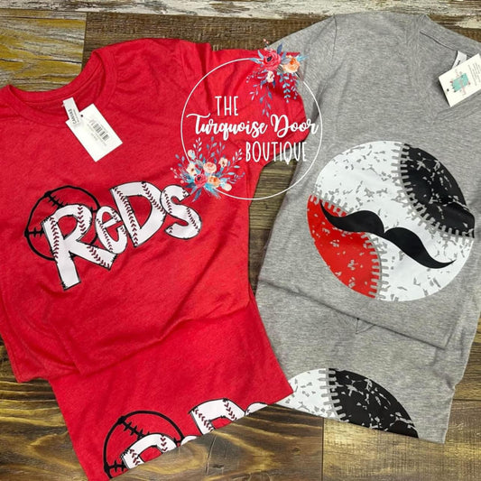 MUSTACHE BASEBALL GRAPHIC