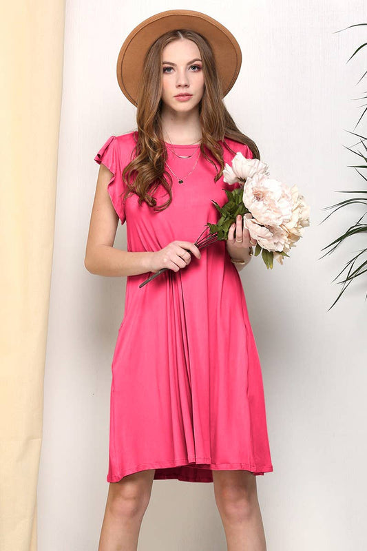 Ruffle Detailed Dress 10369