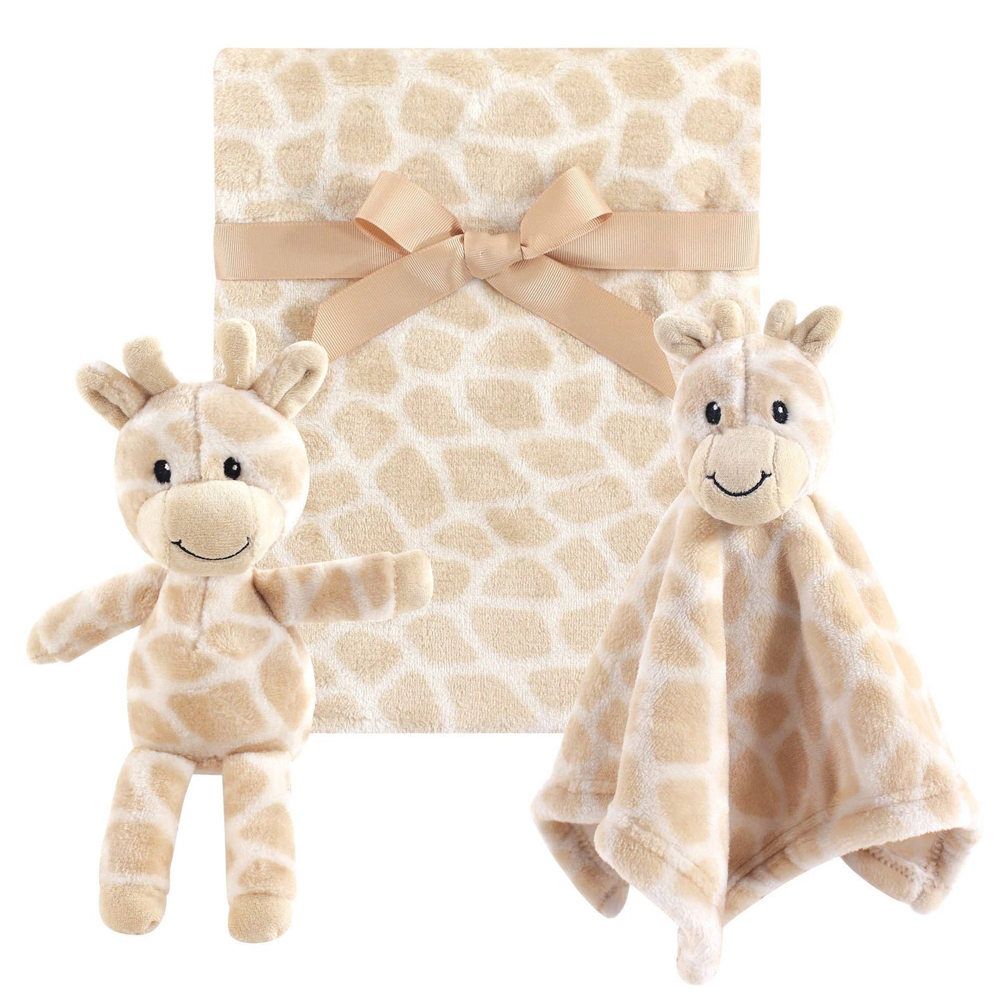 Hudson Baby Plush Giraffe Blanket and Toy Set