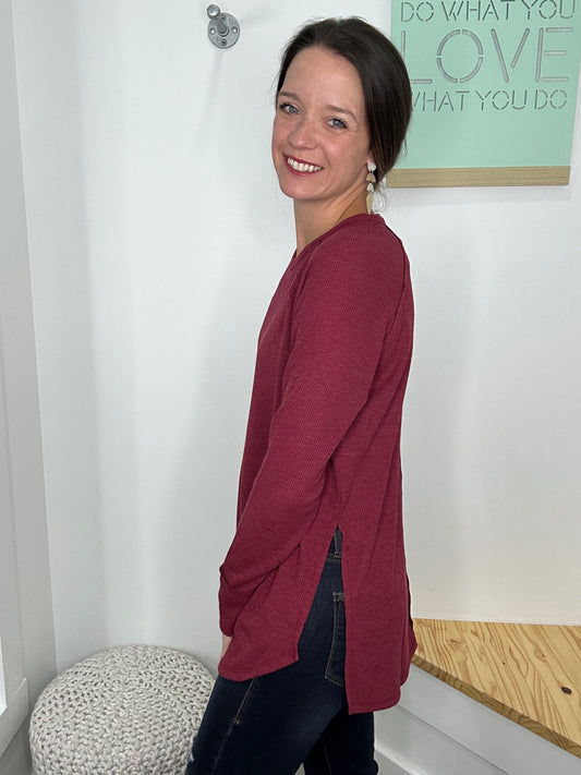 BABY WAFFLE LONG SLEEVE-7519