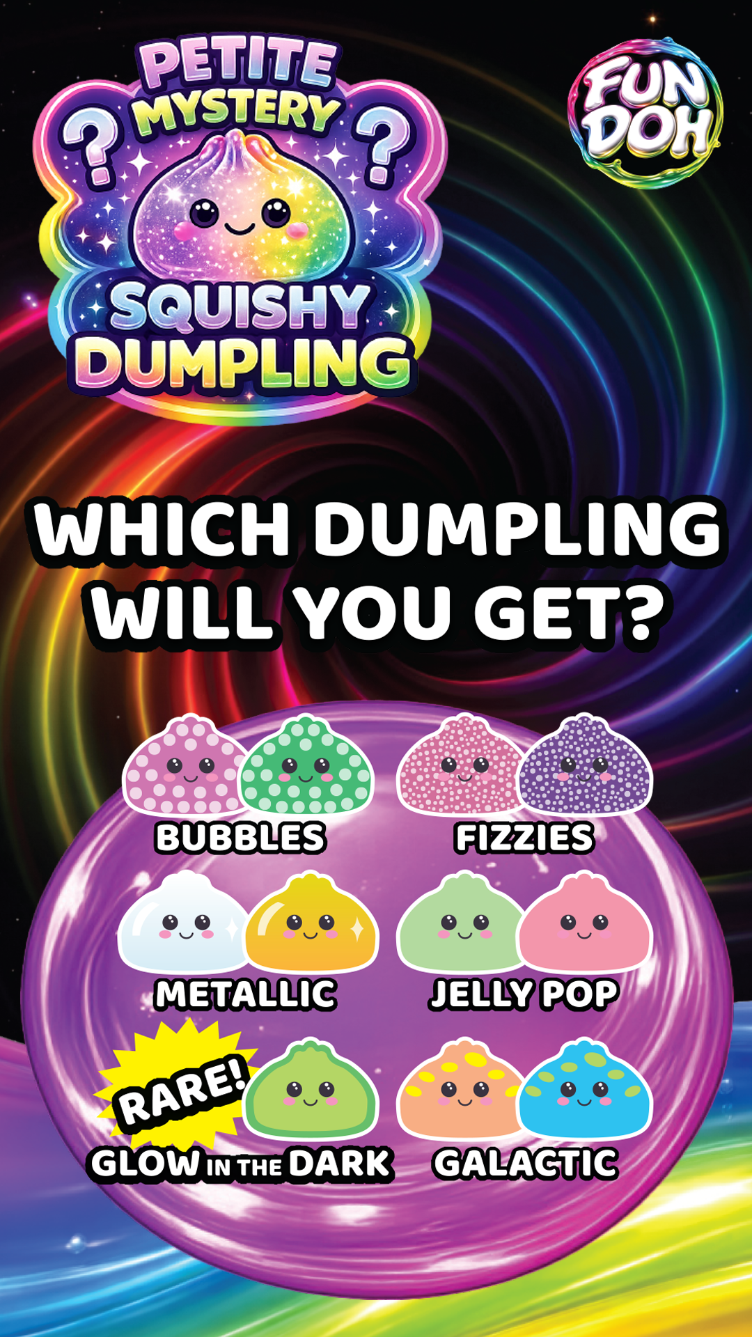 Squishy Mystery Mini 2.5" Dumpling Toy
