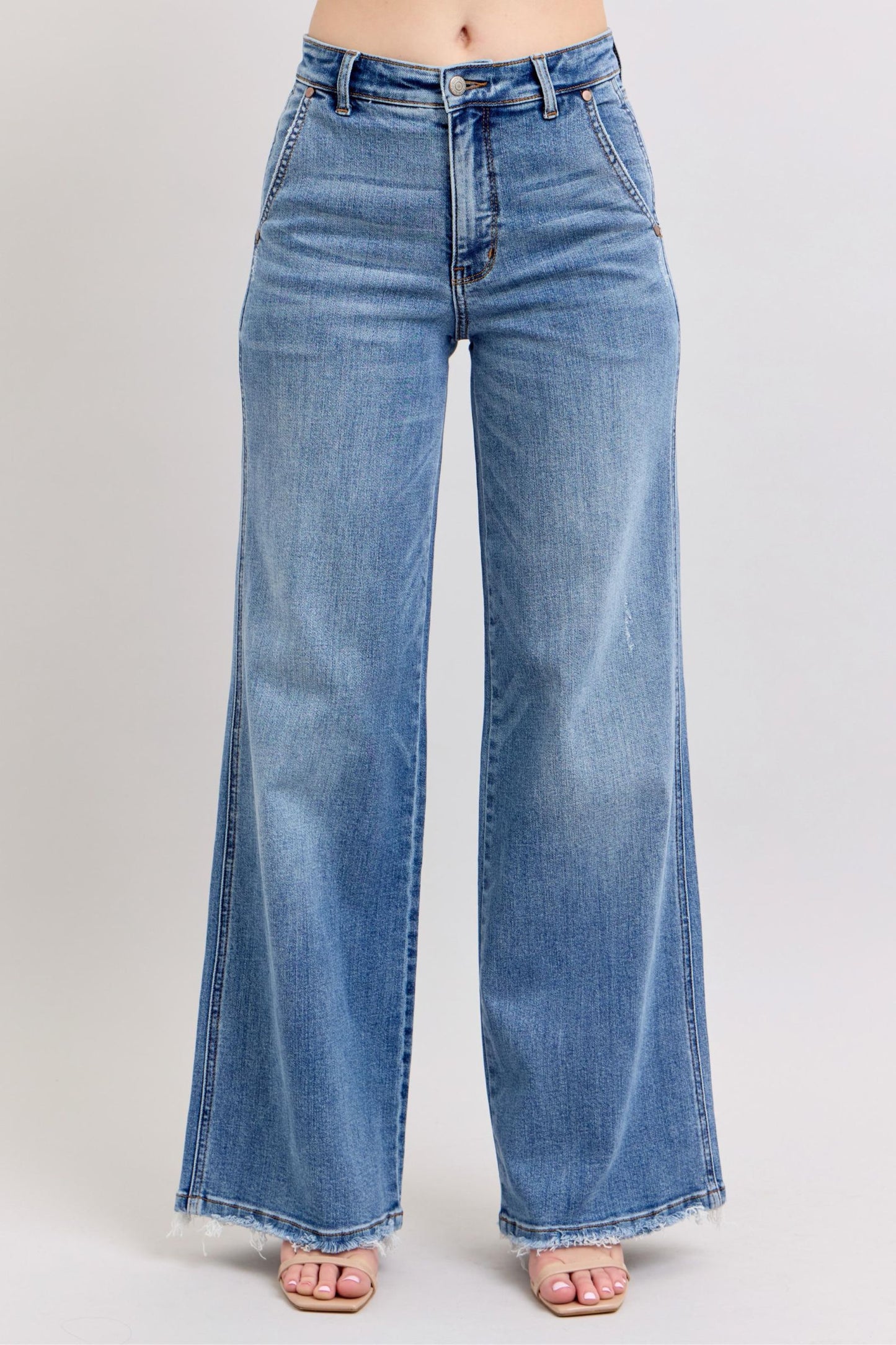 Judy Blue Retro Wide Jeans