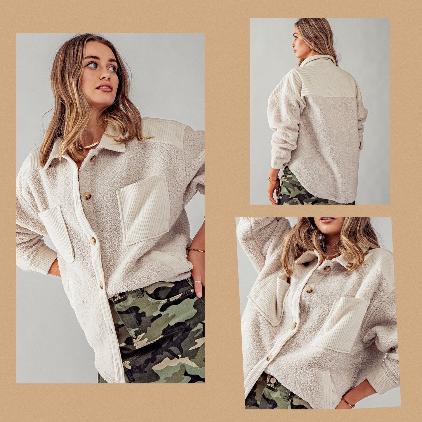WHITE TEDDY JACKET