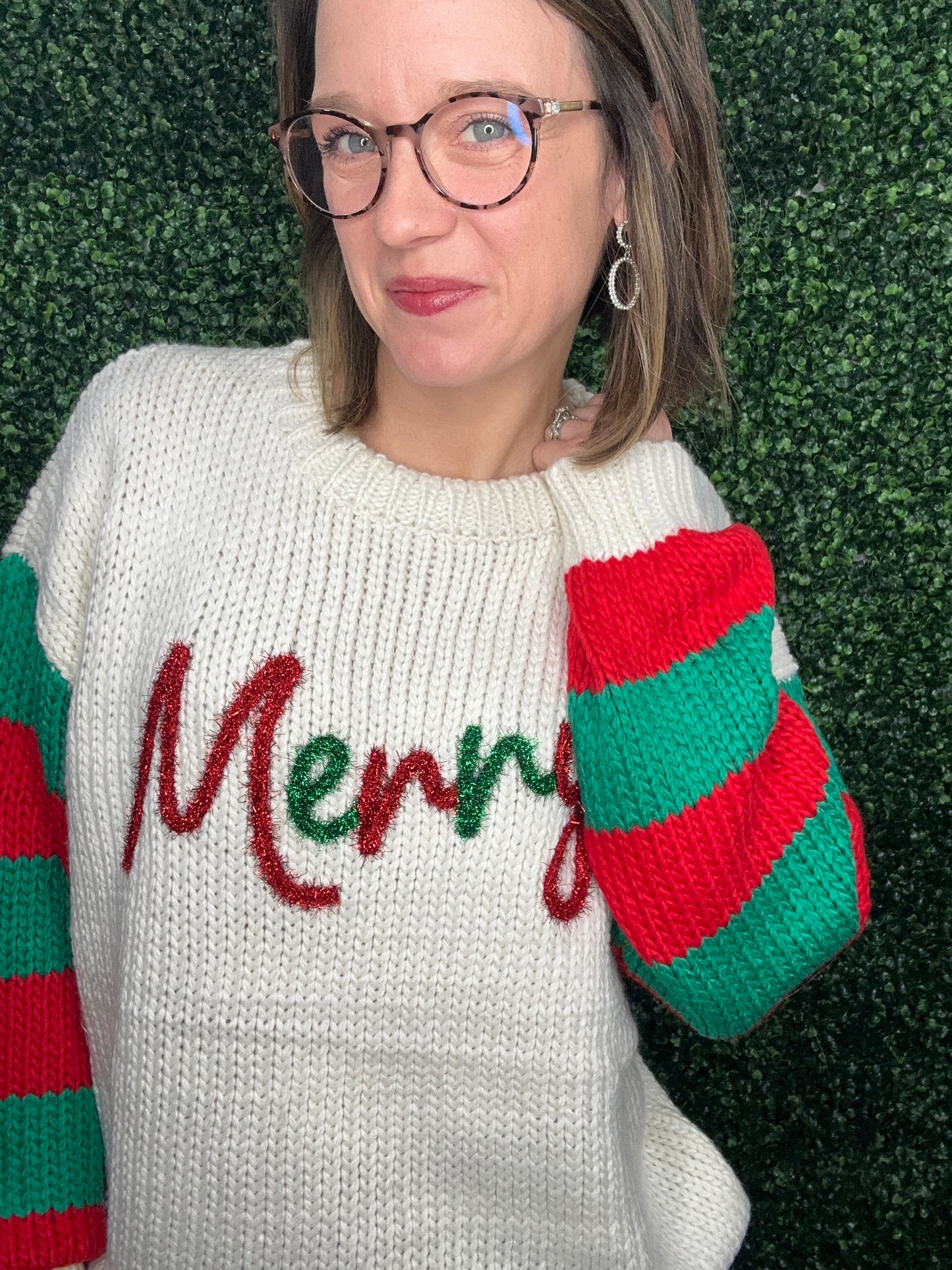 MERRY STRIPED SWEATER