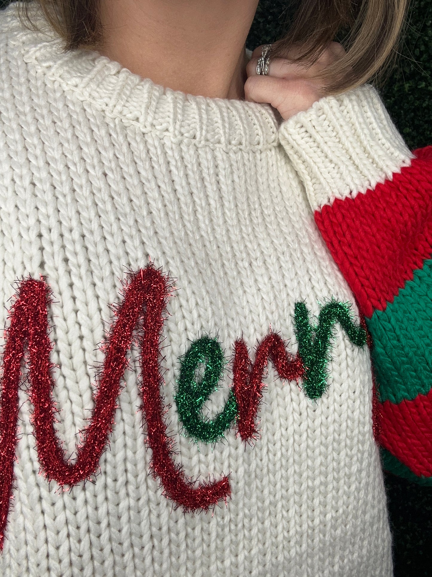 MERRY STRIPED SWEATER
