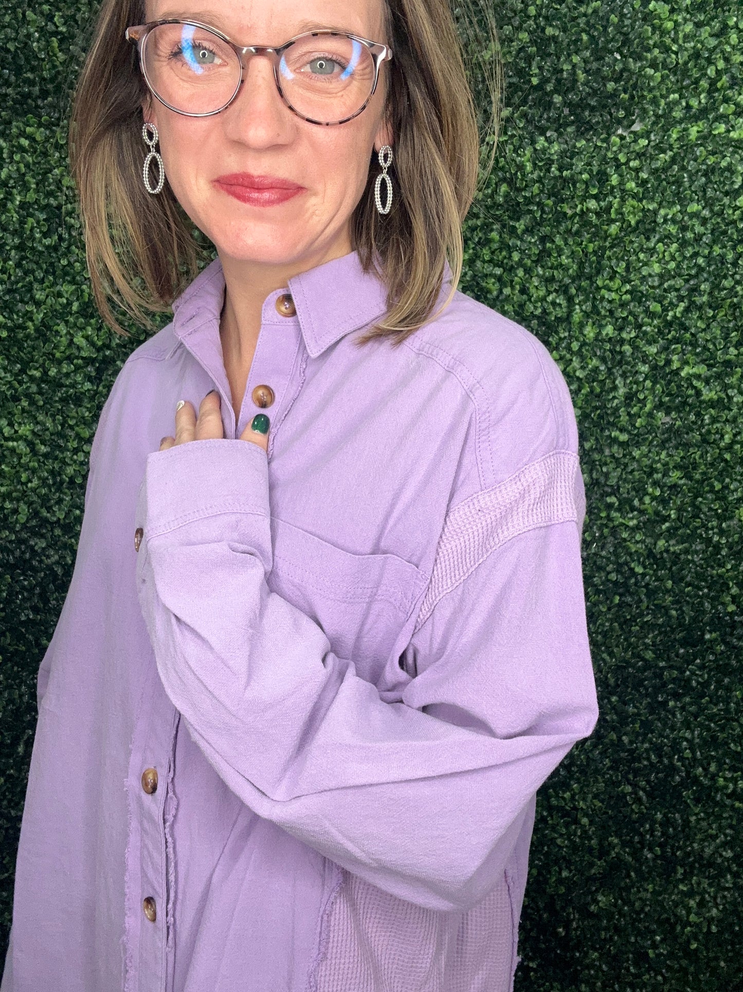 BUTTON DOWN PLEAT COAT