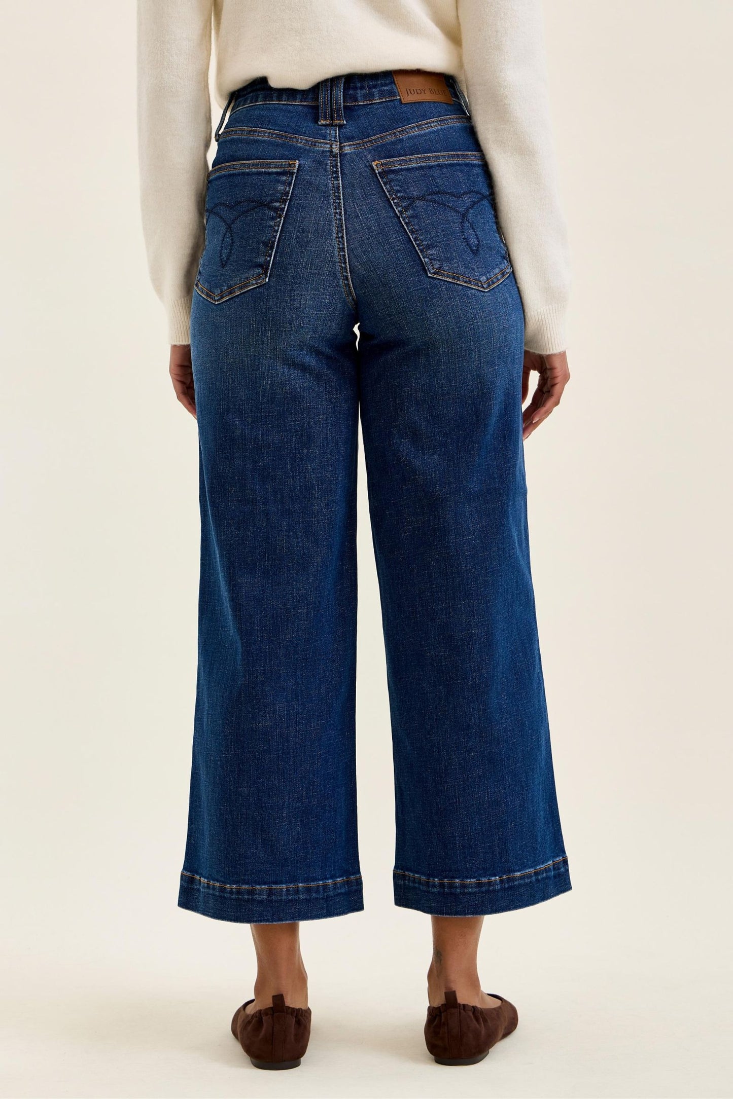 Judy Blue Ankle Wide Jeans