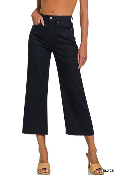 CROP COLORED DENIM