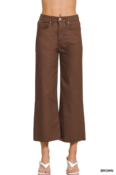 CROP COLORED DENIM
