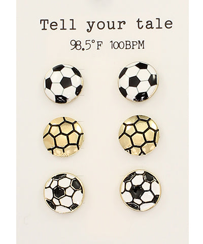 SPORT EARRING SET