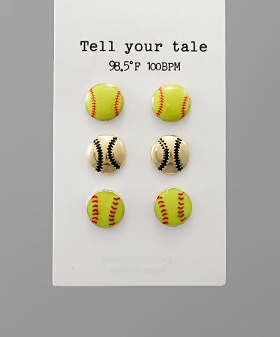 SPORT EARRING SET