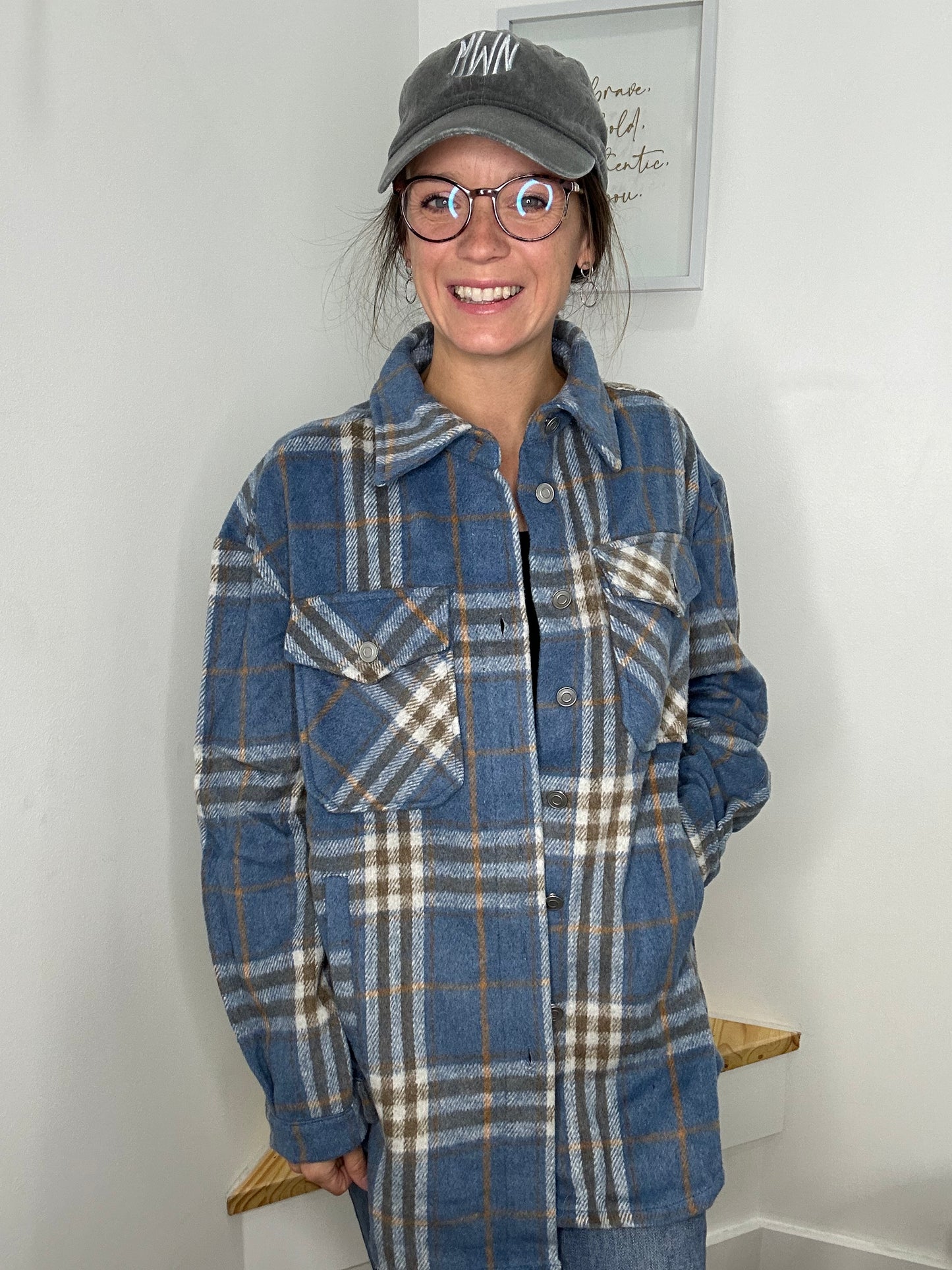 PLAID JACKET