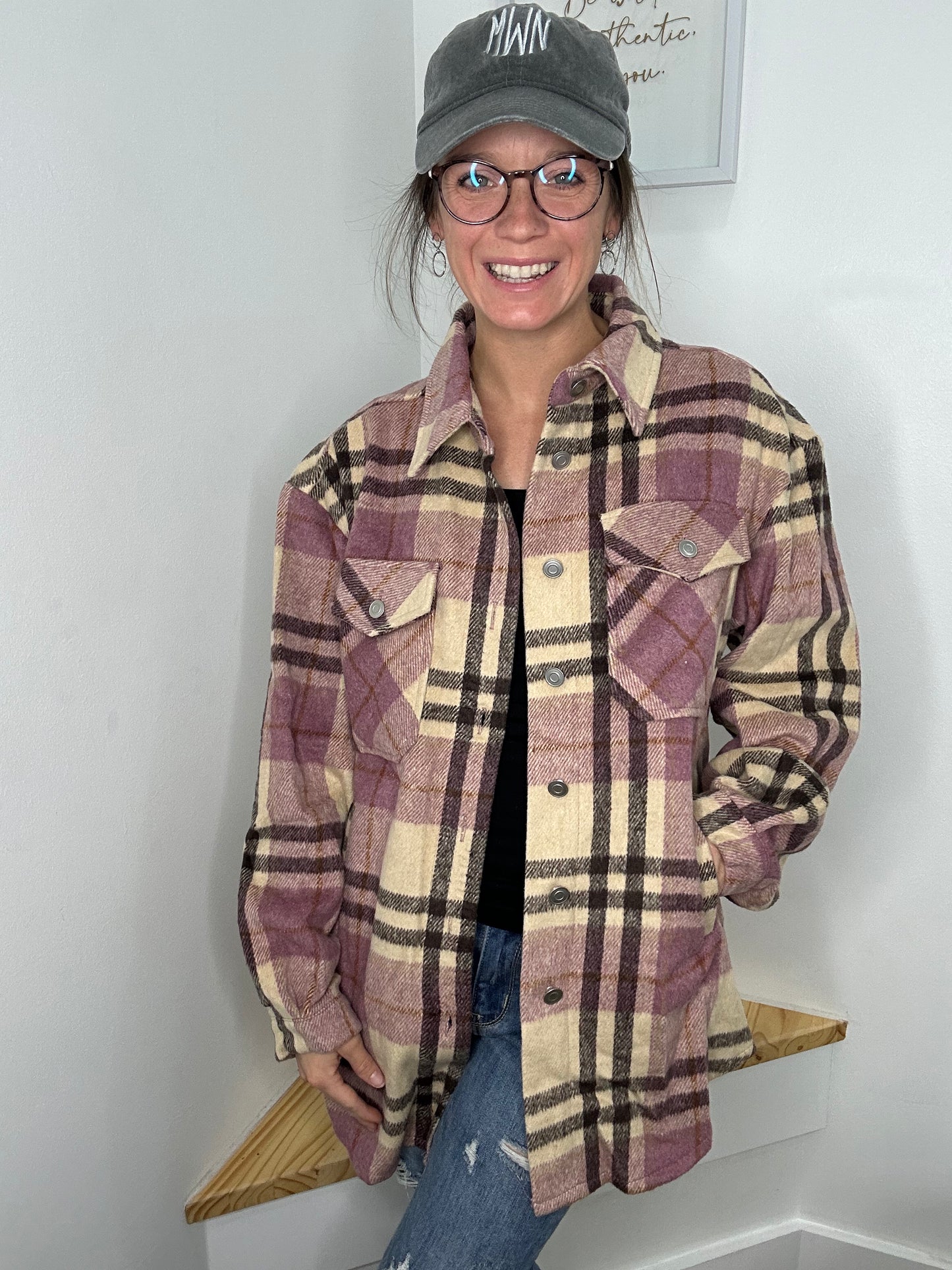 PLAID JACKET