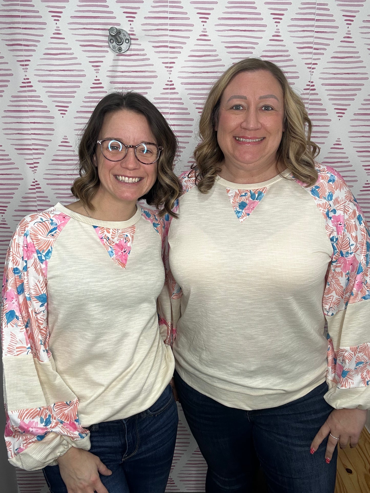 Floral Patchwork Top
