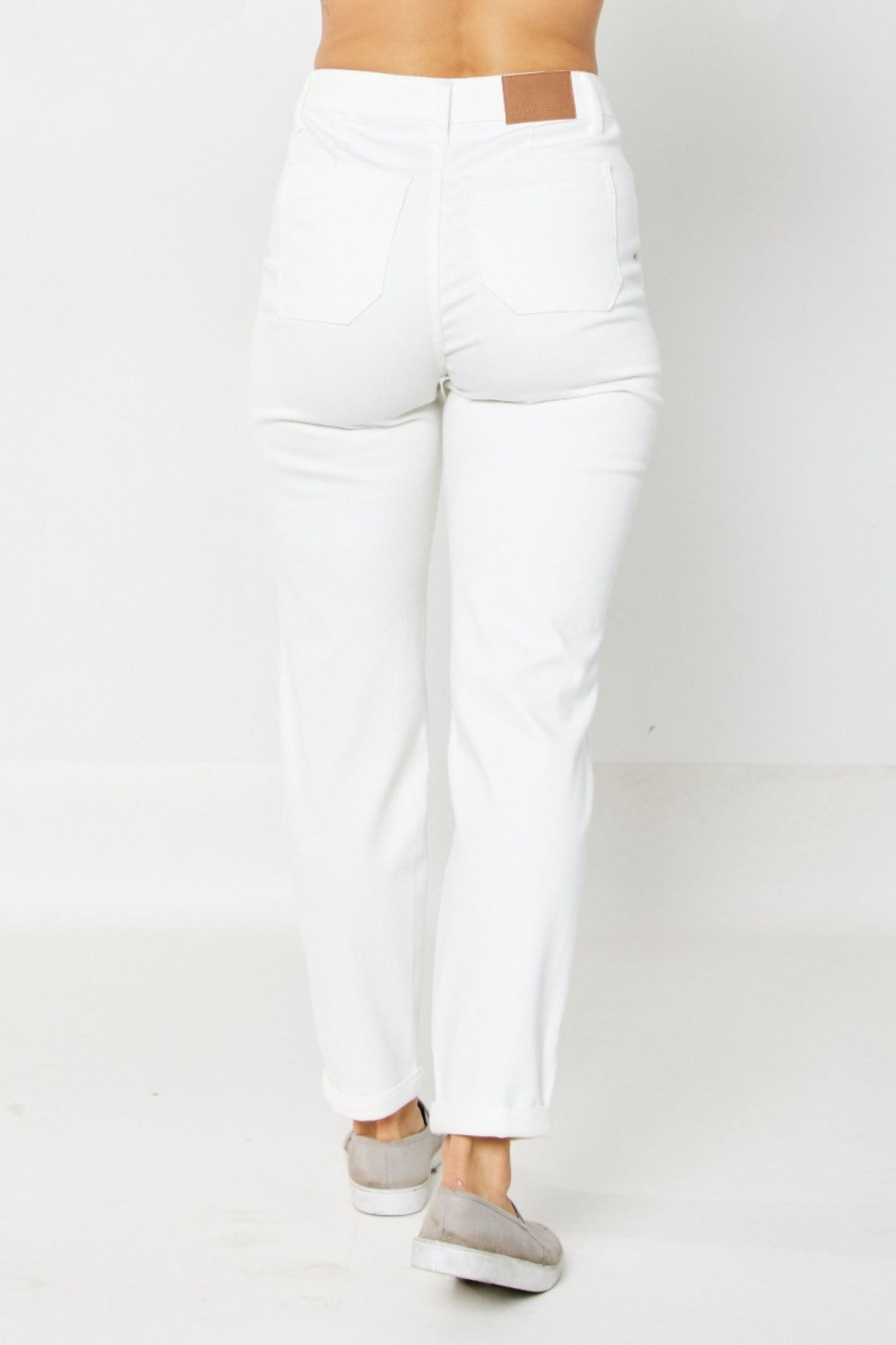 JUDY BLUE WHITE JOGGERS