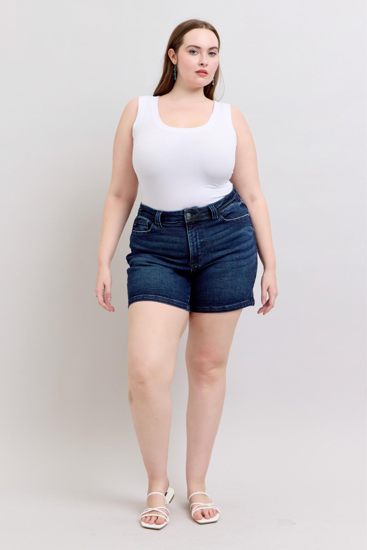 Judy Blue Back Flap Shorts