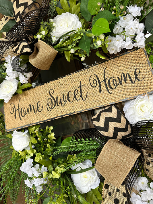Home Sweet Home Wreath