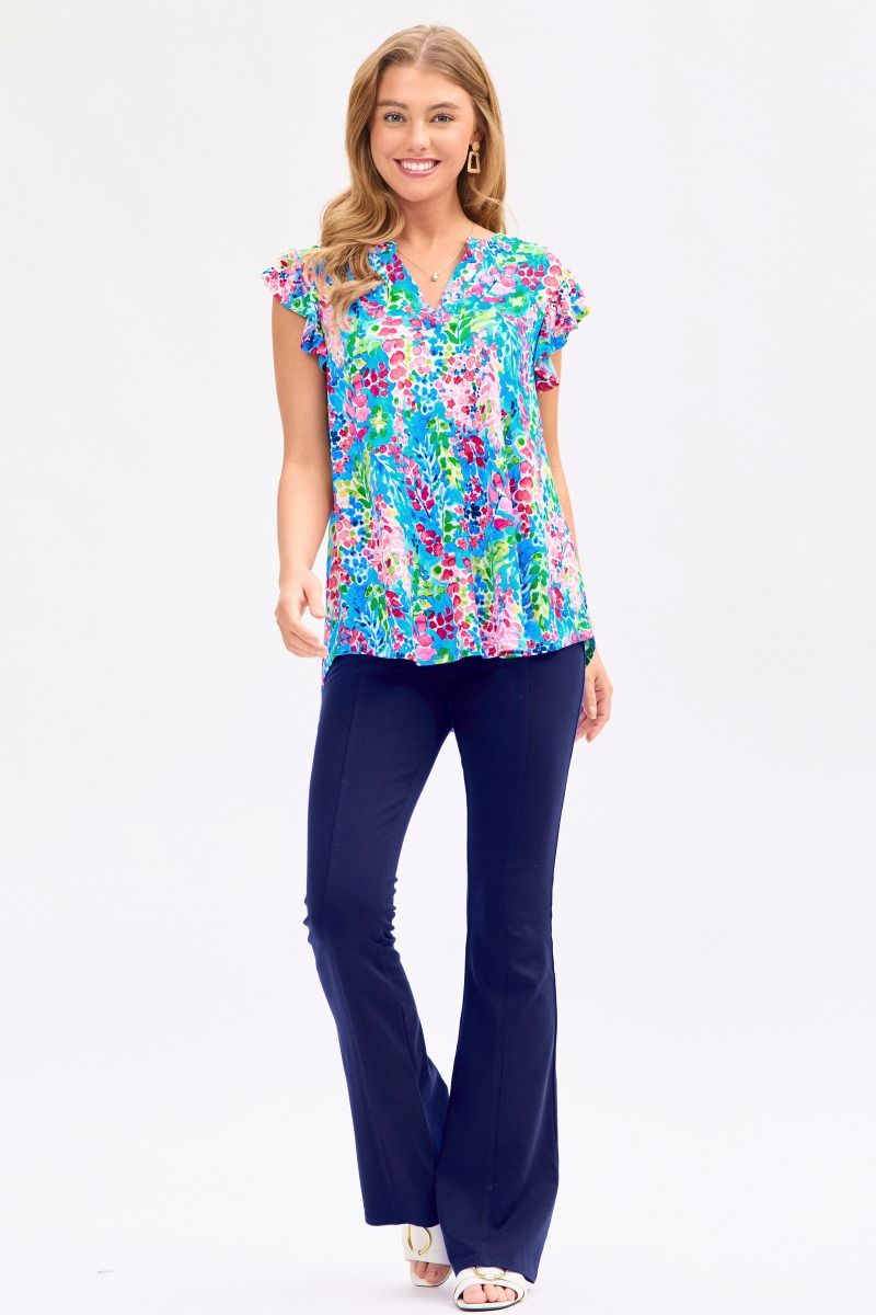 Dear Scarlett Flutter Top