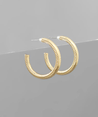 33644-TEXTURED HOOPS
