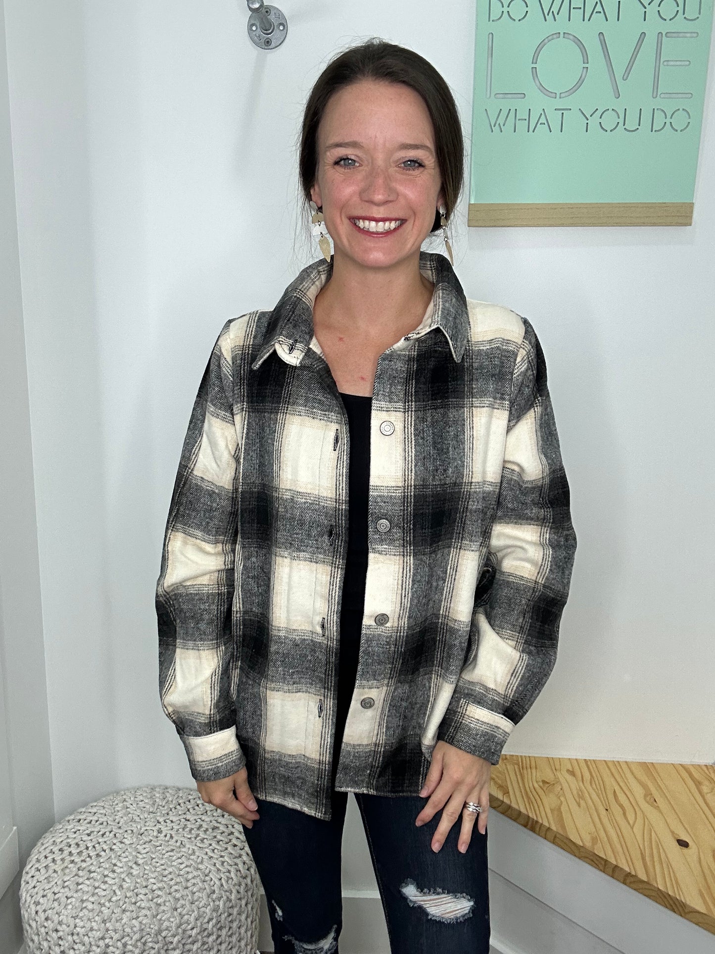 PLAID SHACKET-1296
