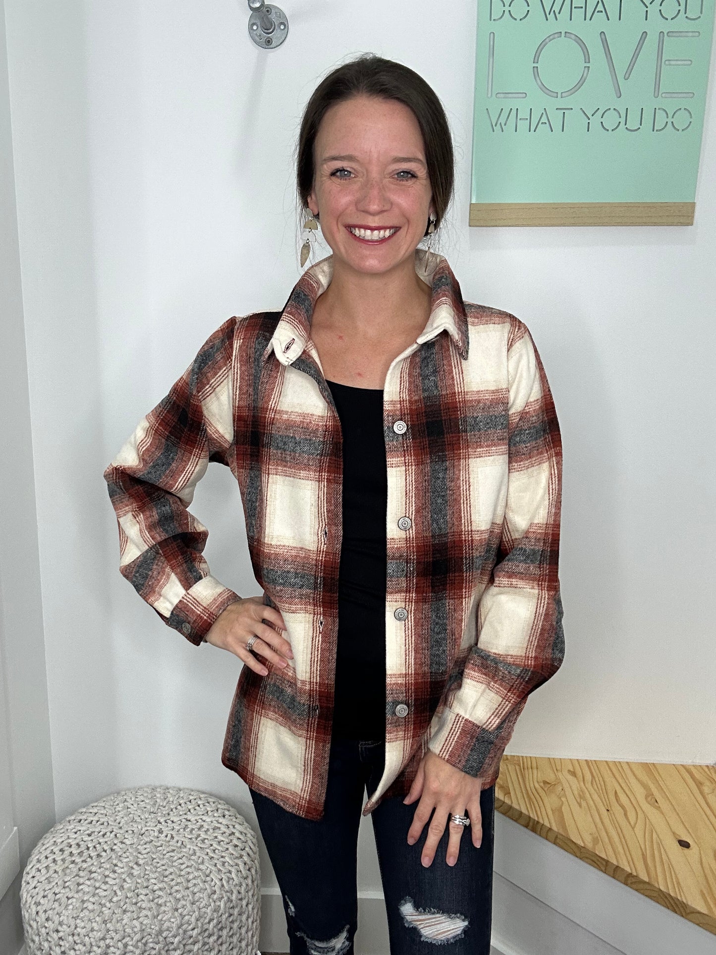 PLAID SHACKET-1296