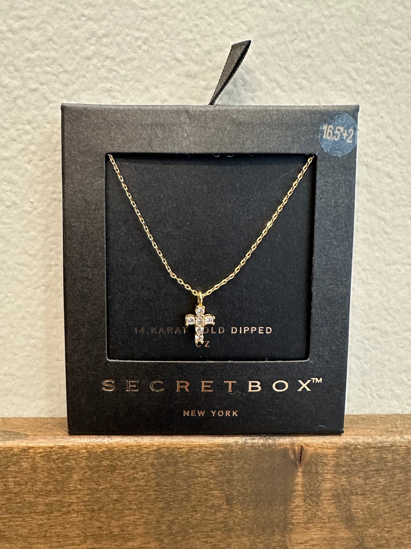 CZ CROSS NECKLACE