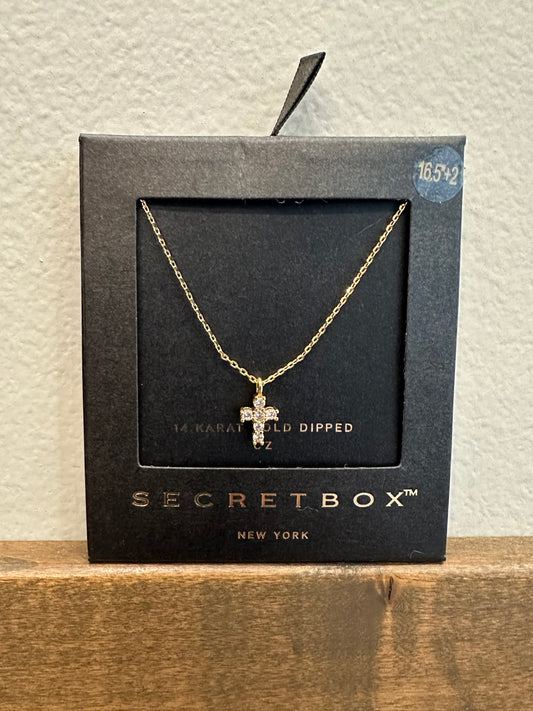 CZ CROSS NECKLACE