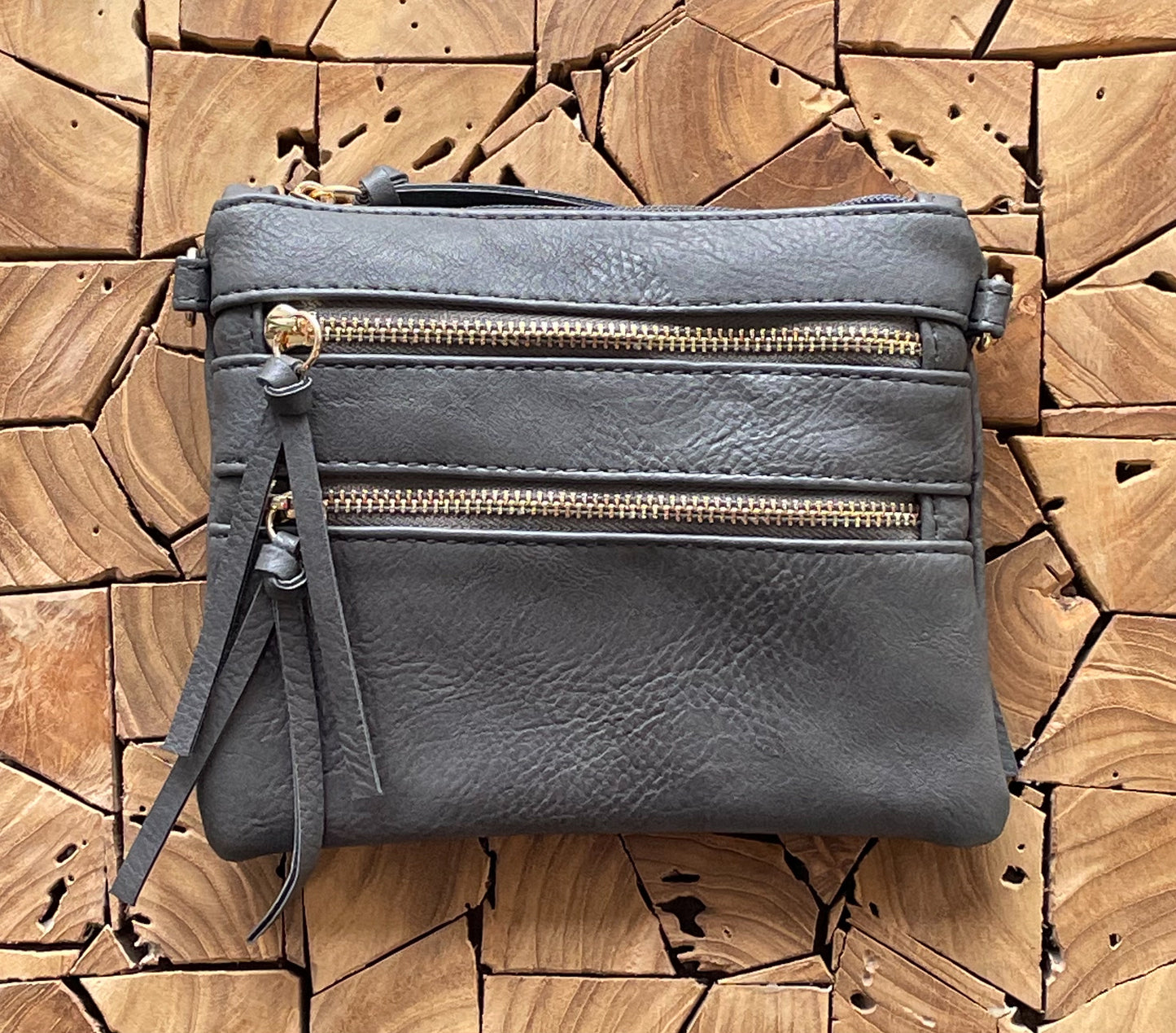 Double Zip Crossbody
