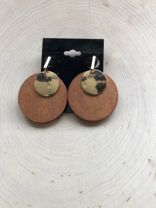 Bar & Circle Earring