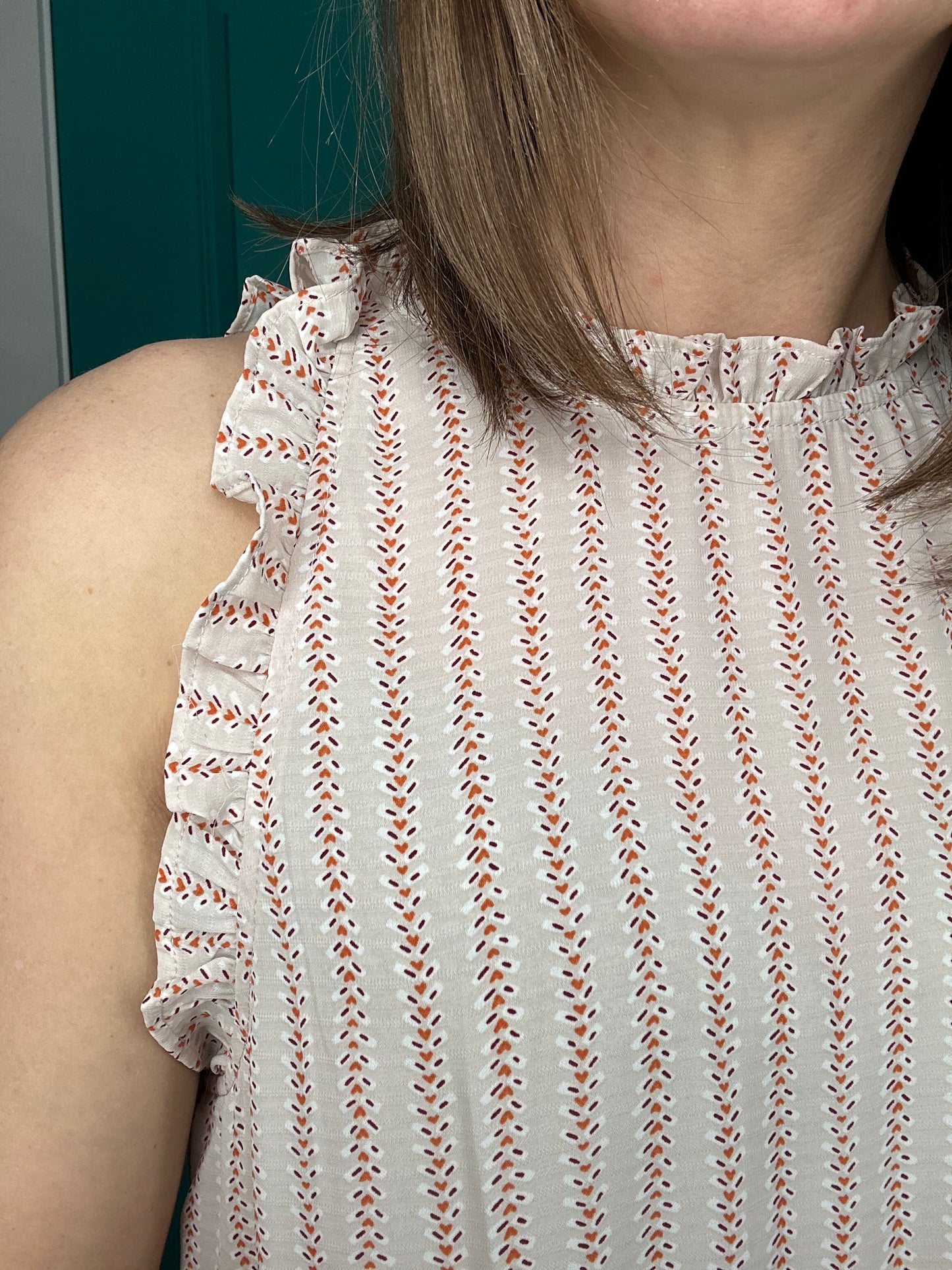 Ruffle Peplum Tank