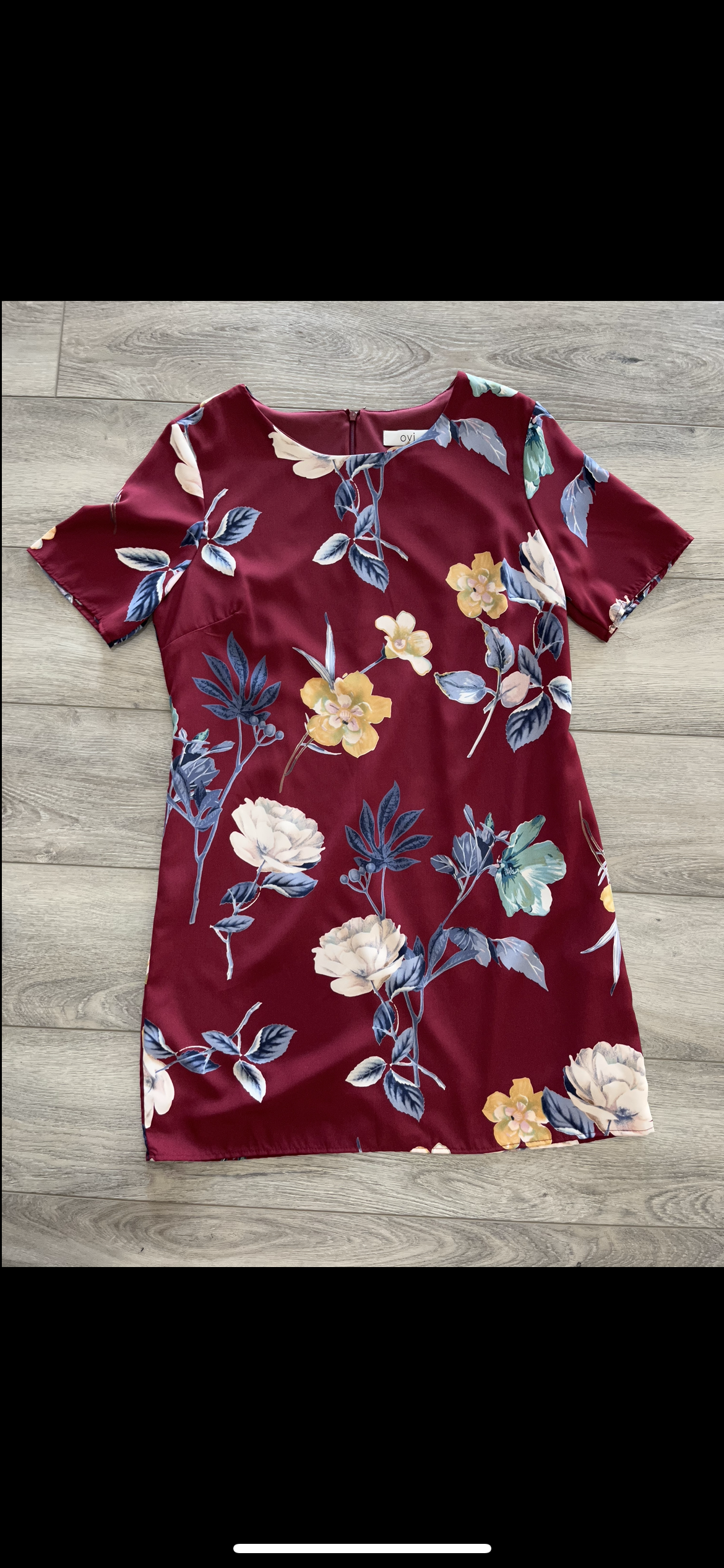 Floral Zipper Dress