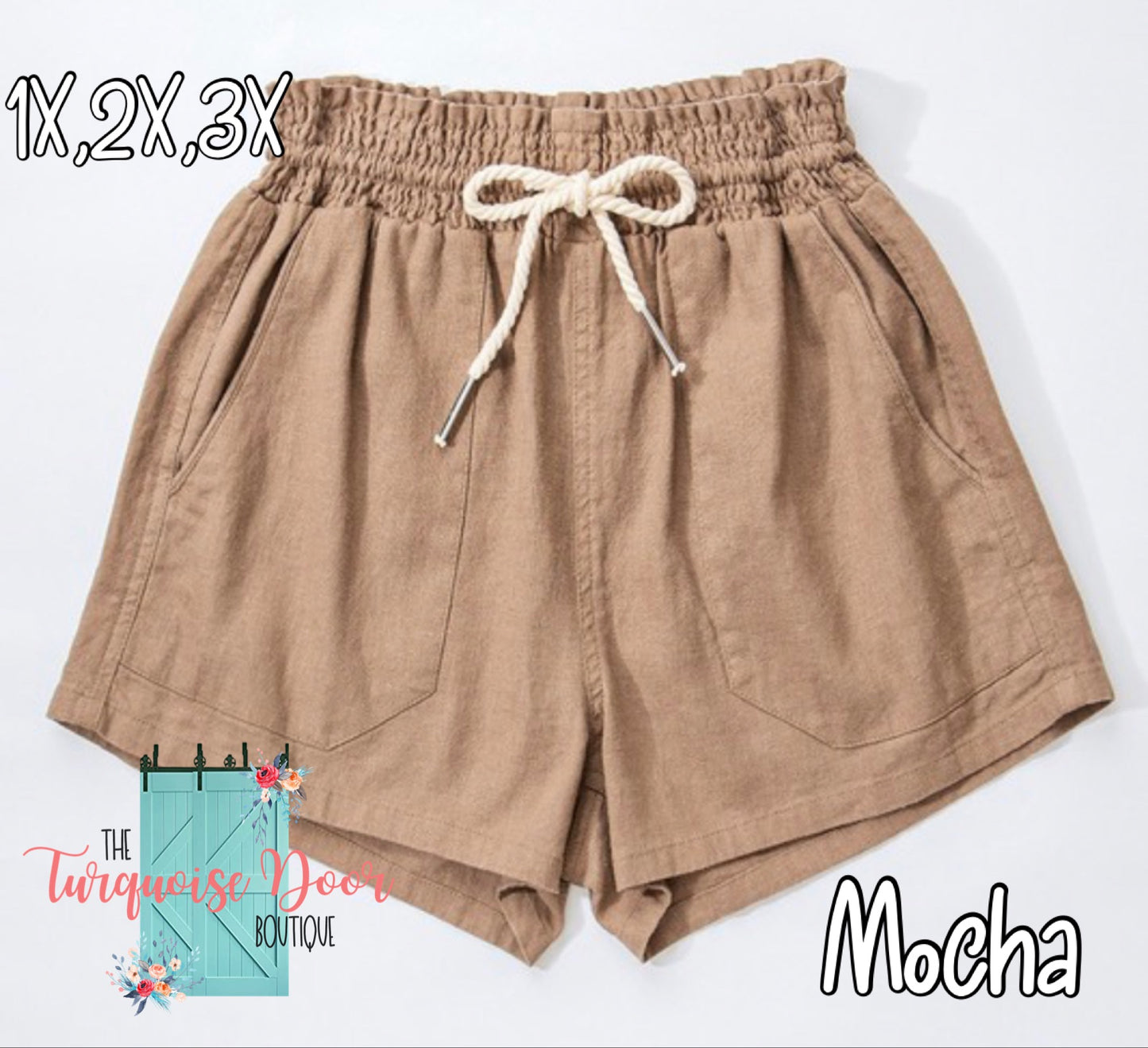 LINEN SHORTS-6932