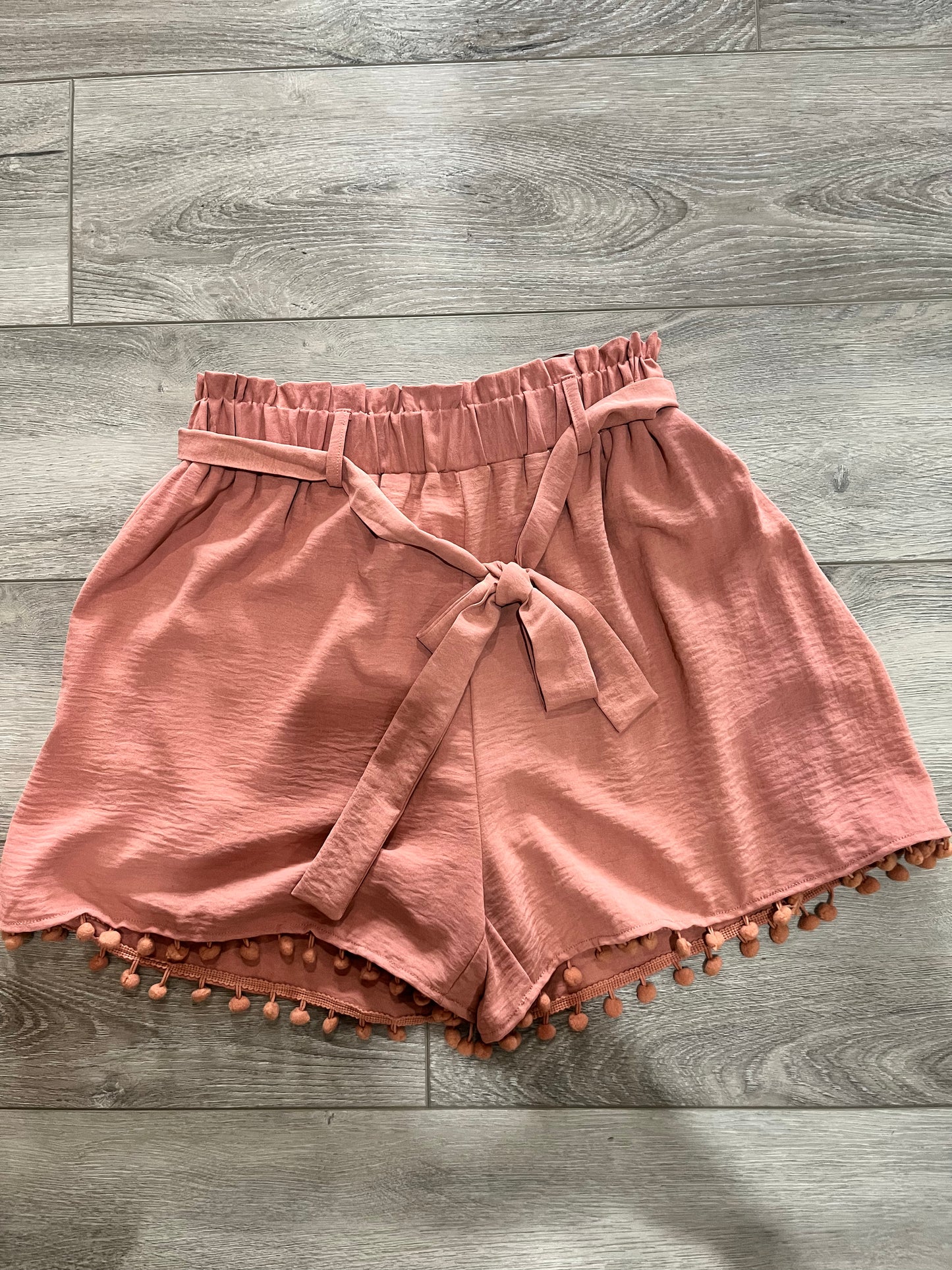 Mauve Pom Shorts