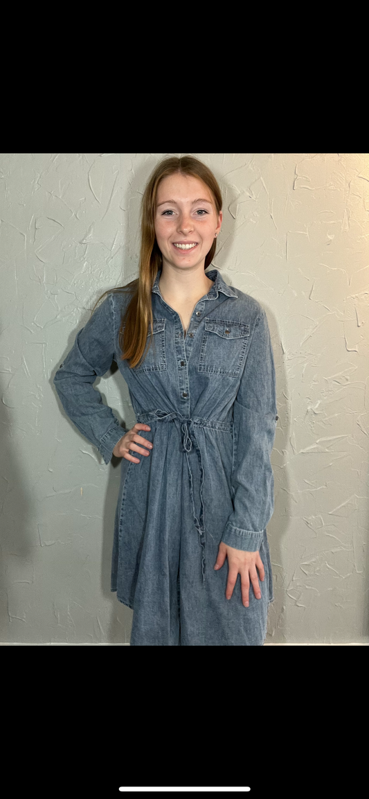 DENIM DRESS