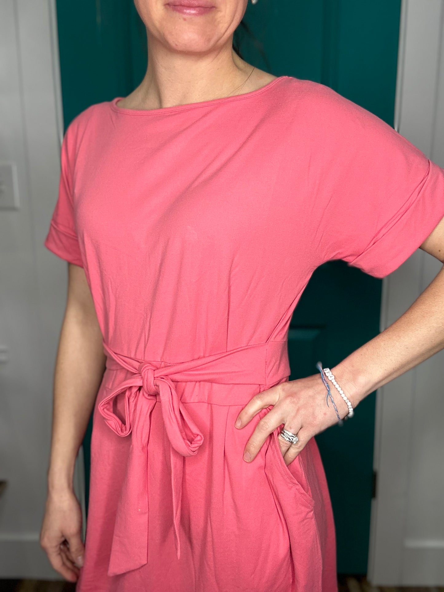 TIE BELT DRESS-2289