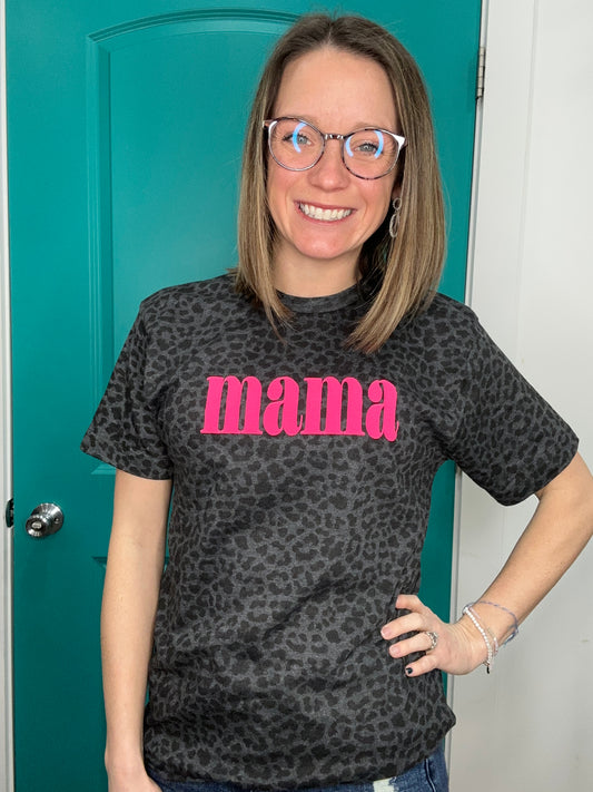 MAMA PUFF LEOPARD T