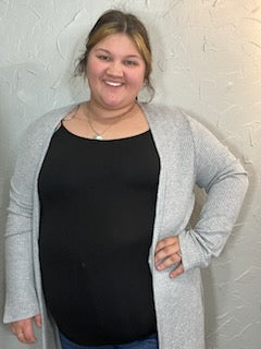 Waffle Knit Duster Cardigan