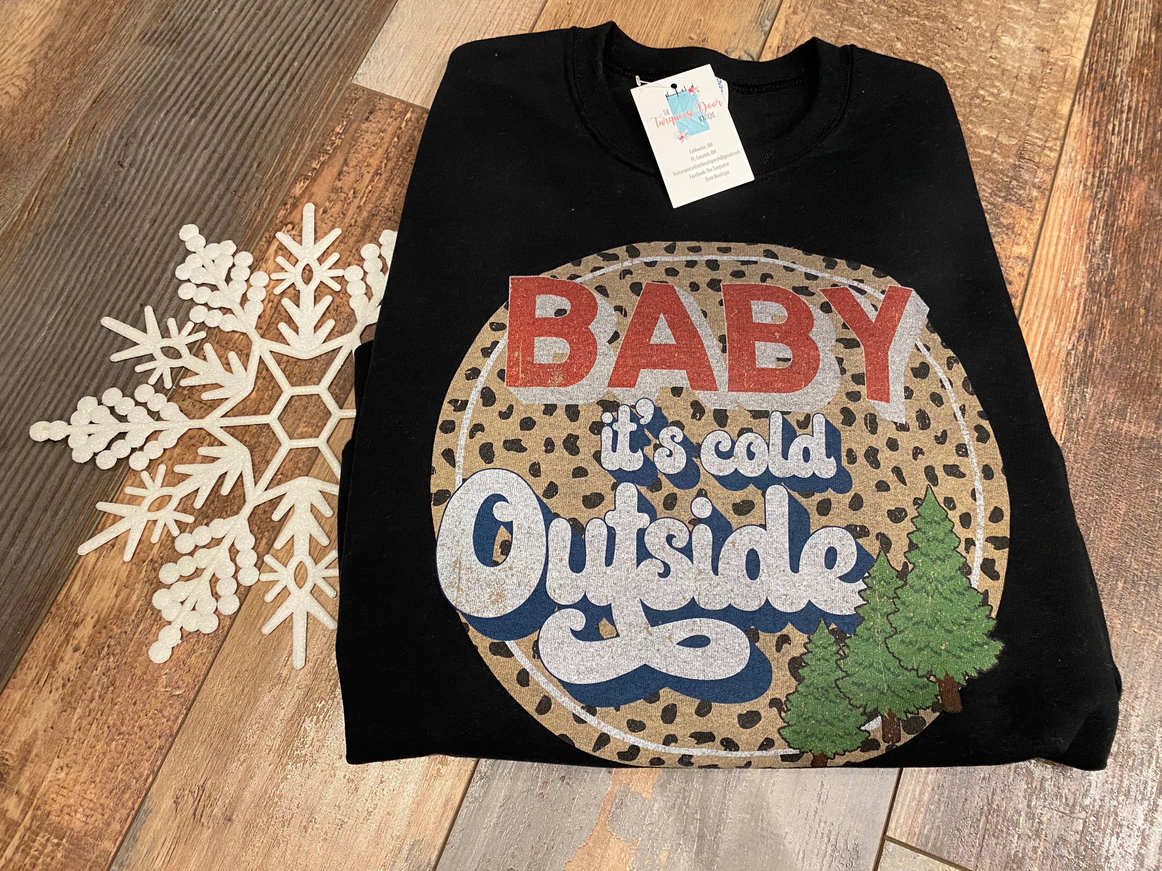Bébé it's cold outside sweatshirt 2025