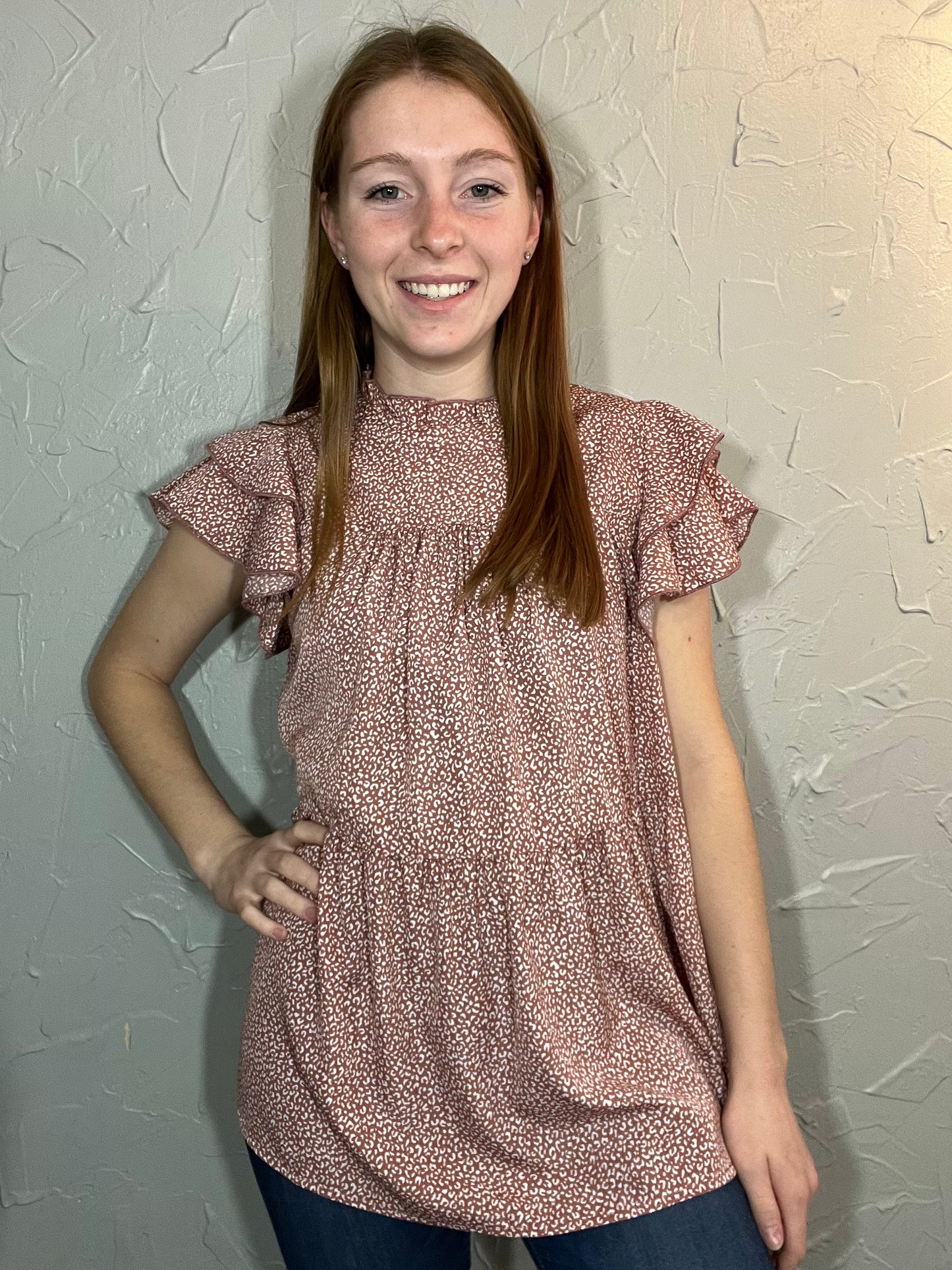 Ruffle Tiered Top