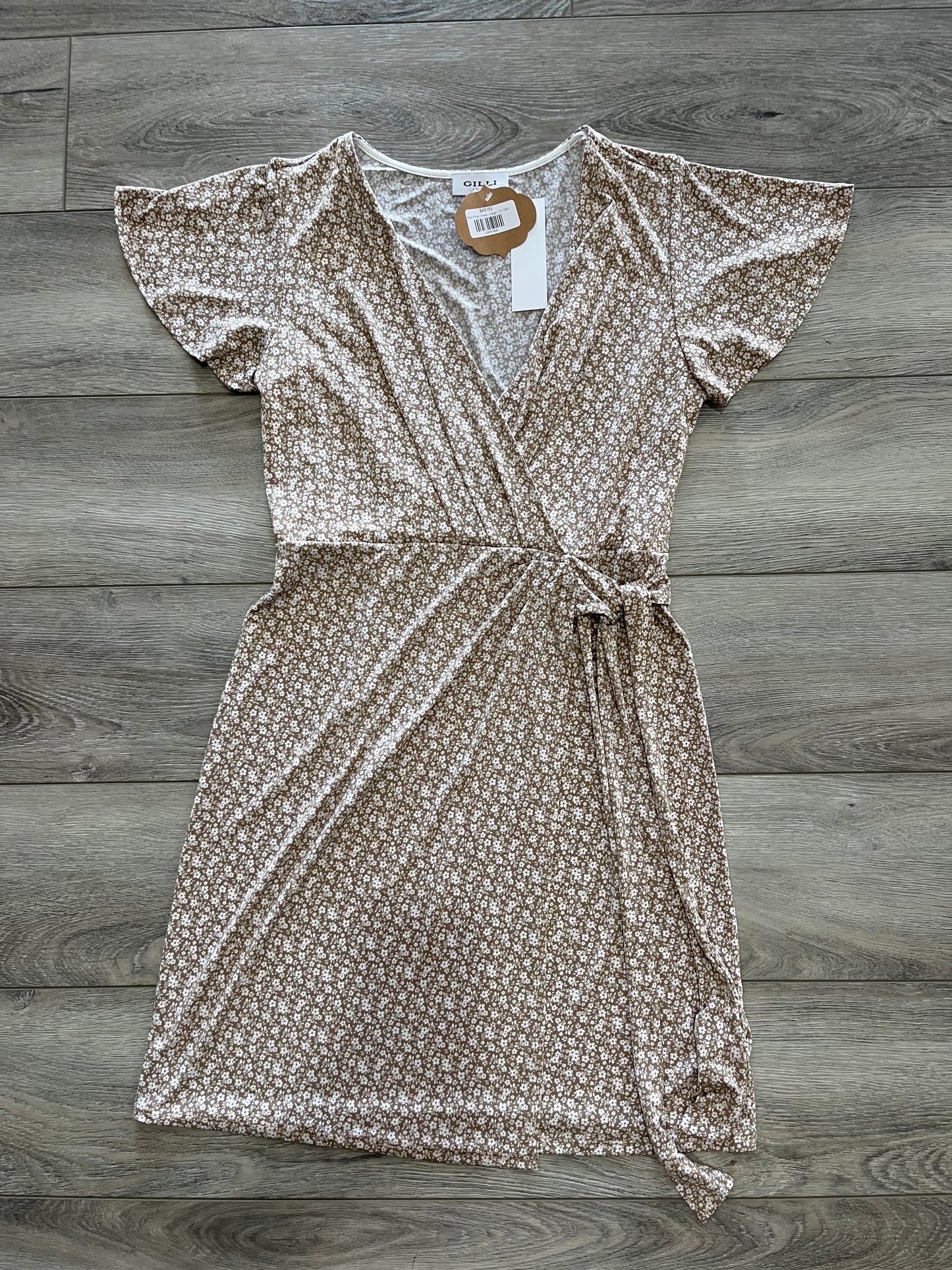 Ditsy Wrap Dress