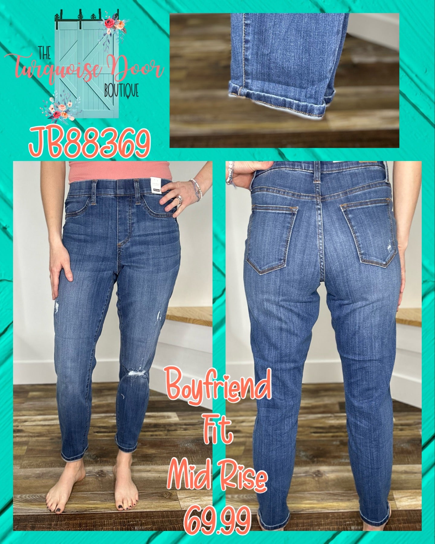 JB88369-MIDRISE BOYFRIEND