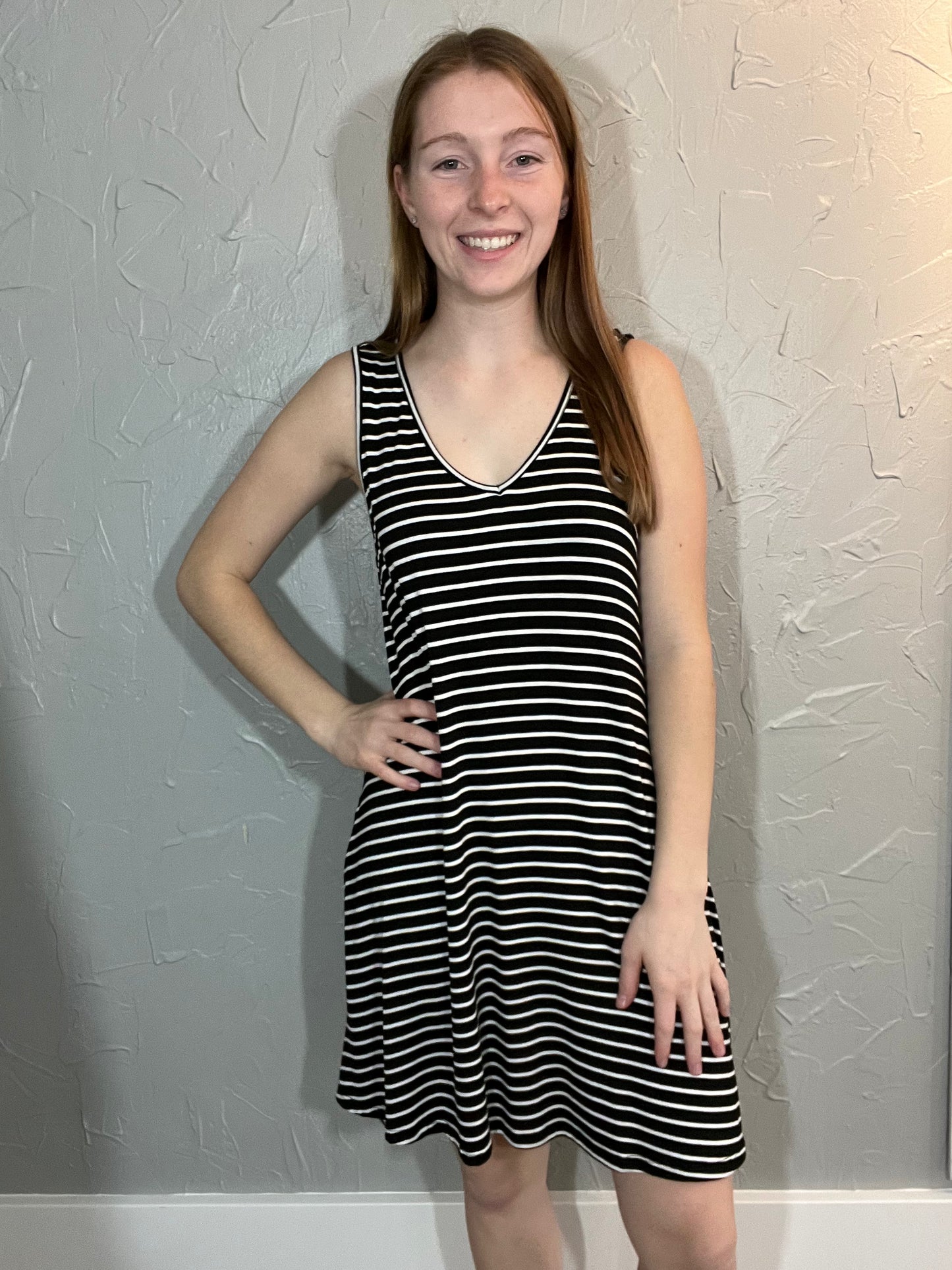 Black / Ivory Swing Dress