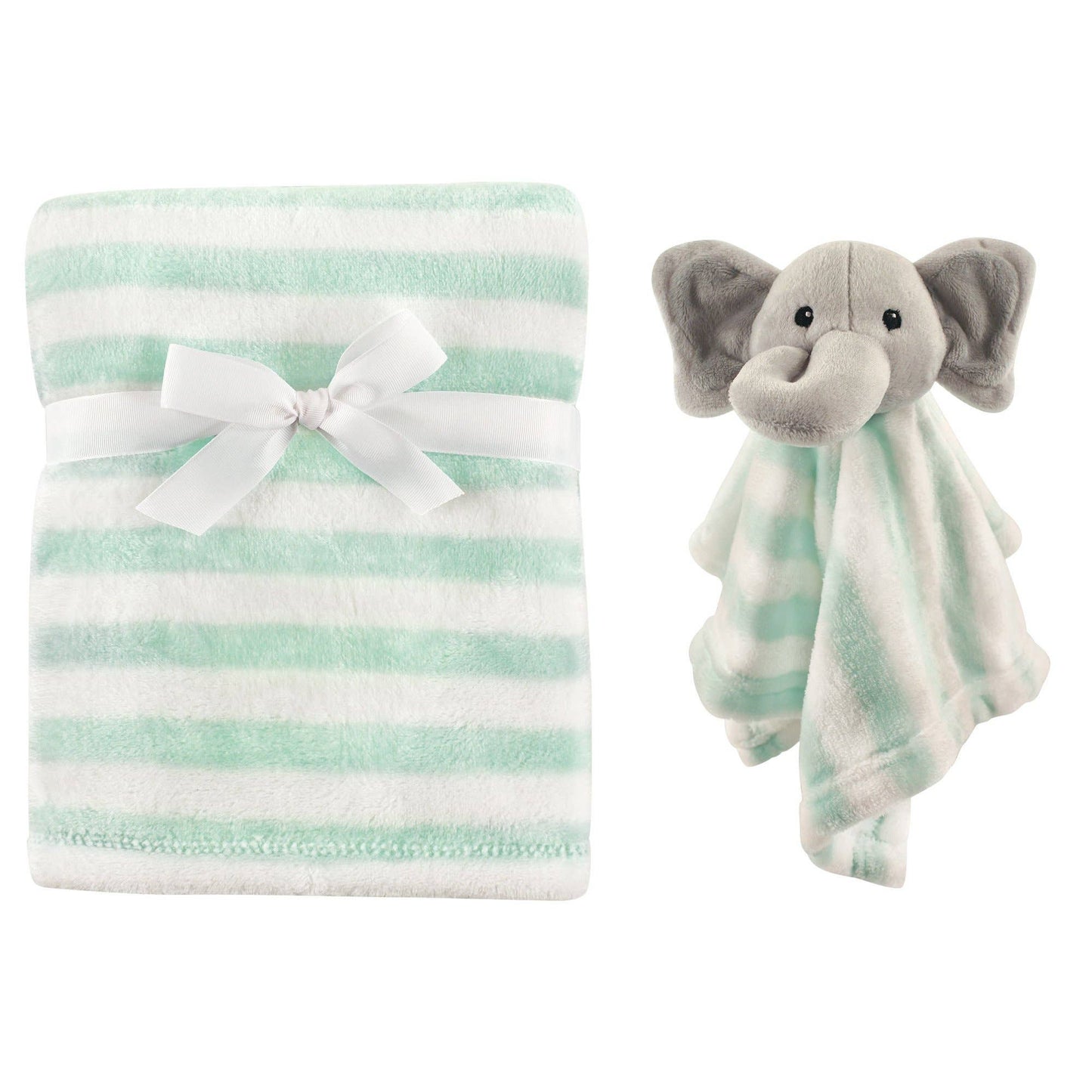 Hudson Baby Plush and Security Blanket Set, Elephant