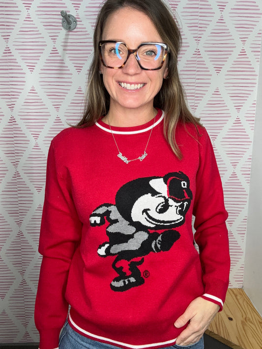 Ohio State Brutus Sweater