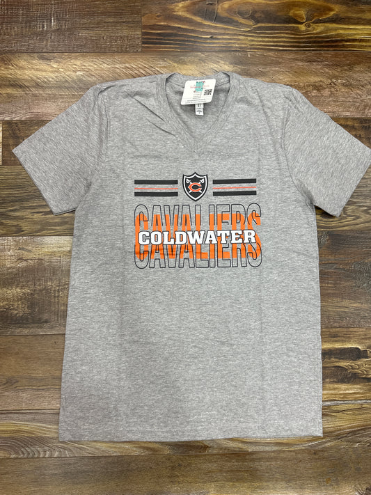 COLDWATER SPLIT ATHLETIC GRAY GRAPHIC