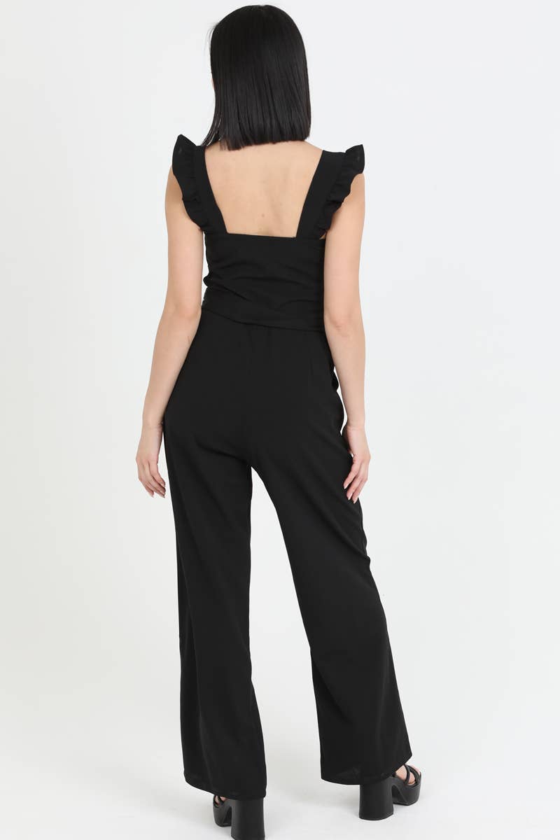 Black Pant Romper