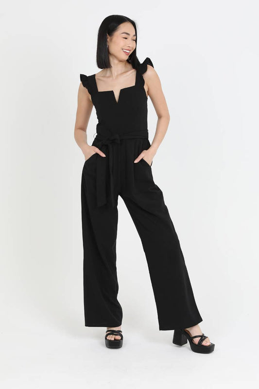 Black Pant Romper