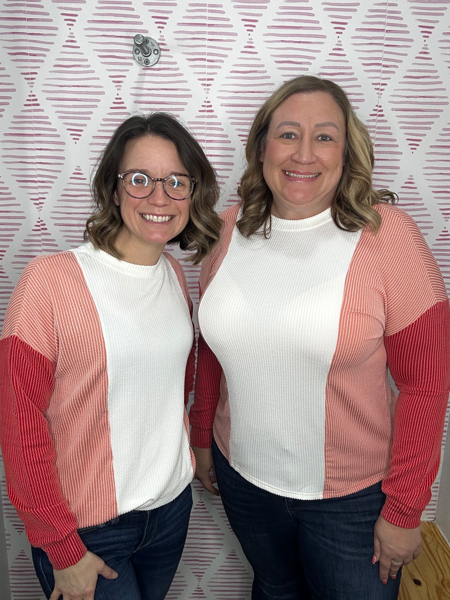 Tricolor Pink Top