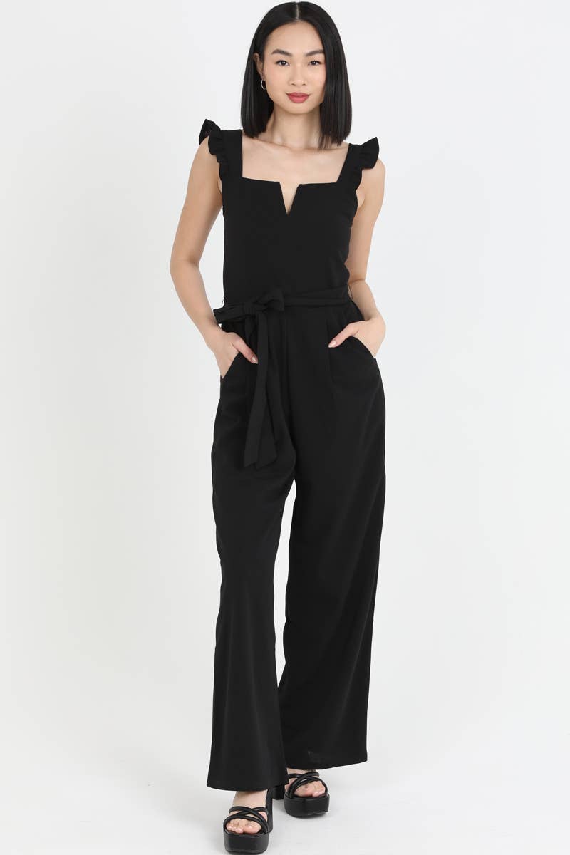 Black Pant Romper